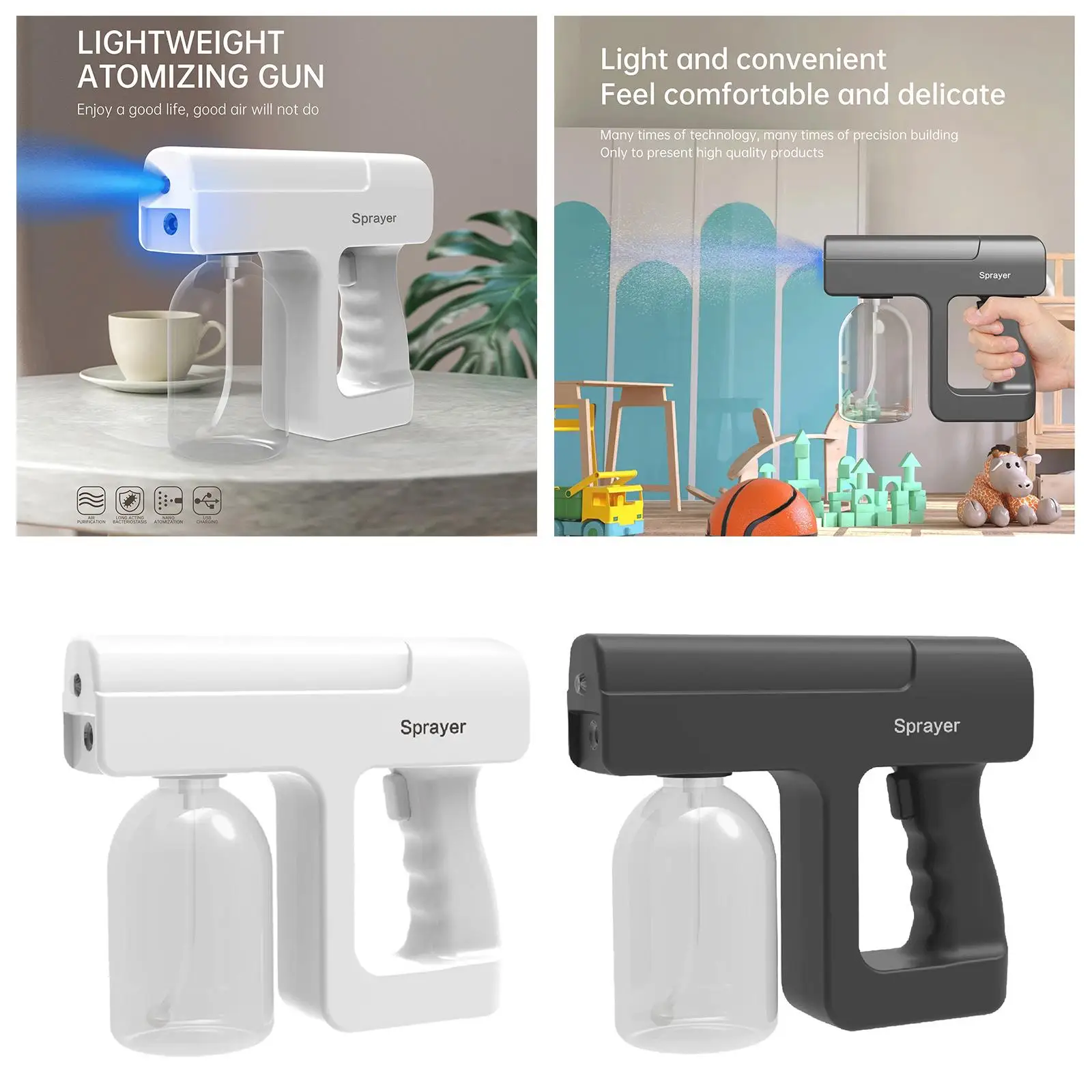Household 10oz USB  Sanitizer Sprayer  Machine Sanitizing