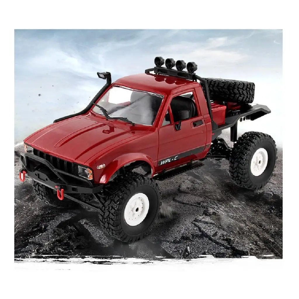 Rc Truck, 1:16 Scale Remote Control Car 2.4GHz 4WD RC Vehicles High Monster Vehicle Electric Hobby Toys