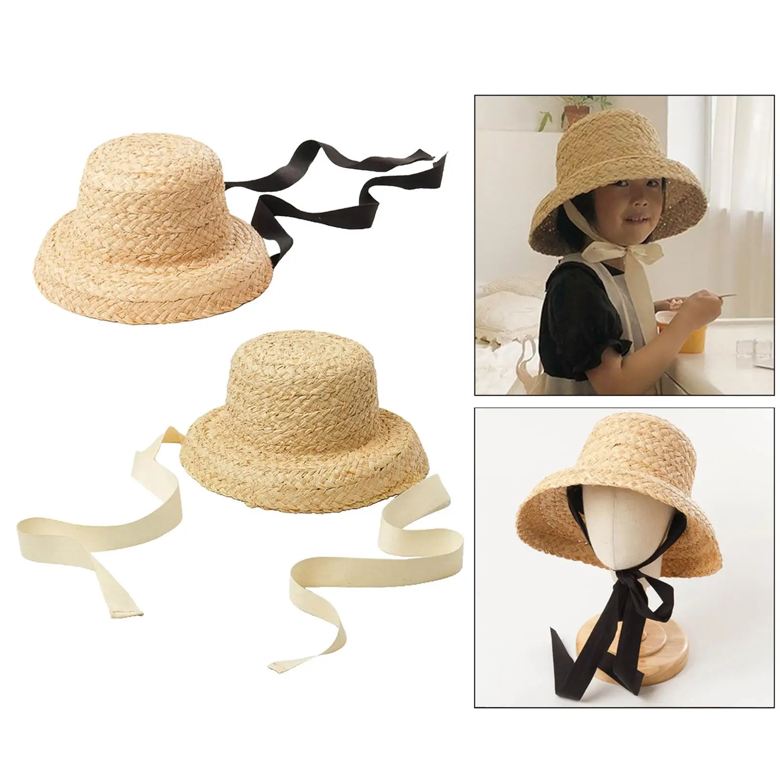 Fashionable Kids Sun Eaves Travel Sun Hat w/ Adjustable for Children Toddler Travel Outdoor