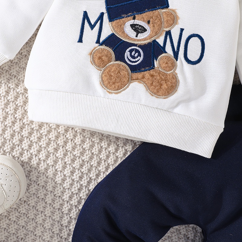 Title 6, Terno For Kid 3-24 mesi Casual Cartoon Bear T-s...