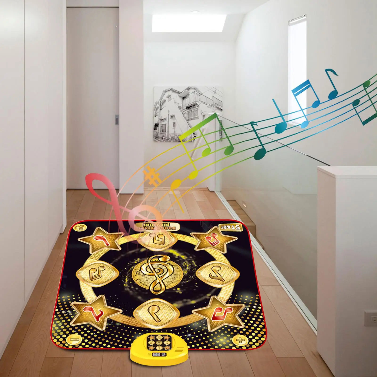 Dance Mat Toy Dancing Blanket Early Education Toys Waterproof Musical Mat Dance Floor Mat Step Rhythm Play Mat for Holiday Gifts