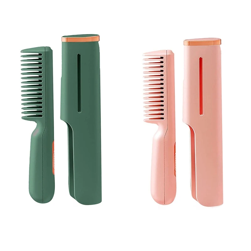 Salon One Step Hot Air Brush Antiscald Negative Ion Hair Straightener Brush  Comb - Electric Hair Brushes - AliExpress