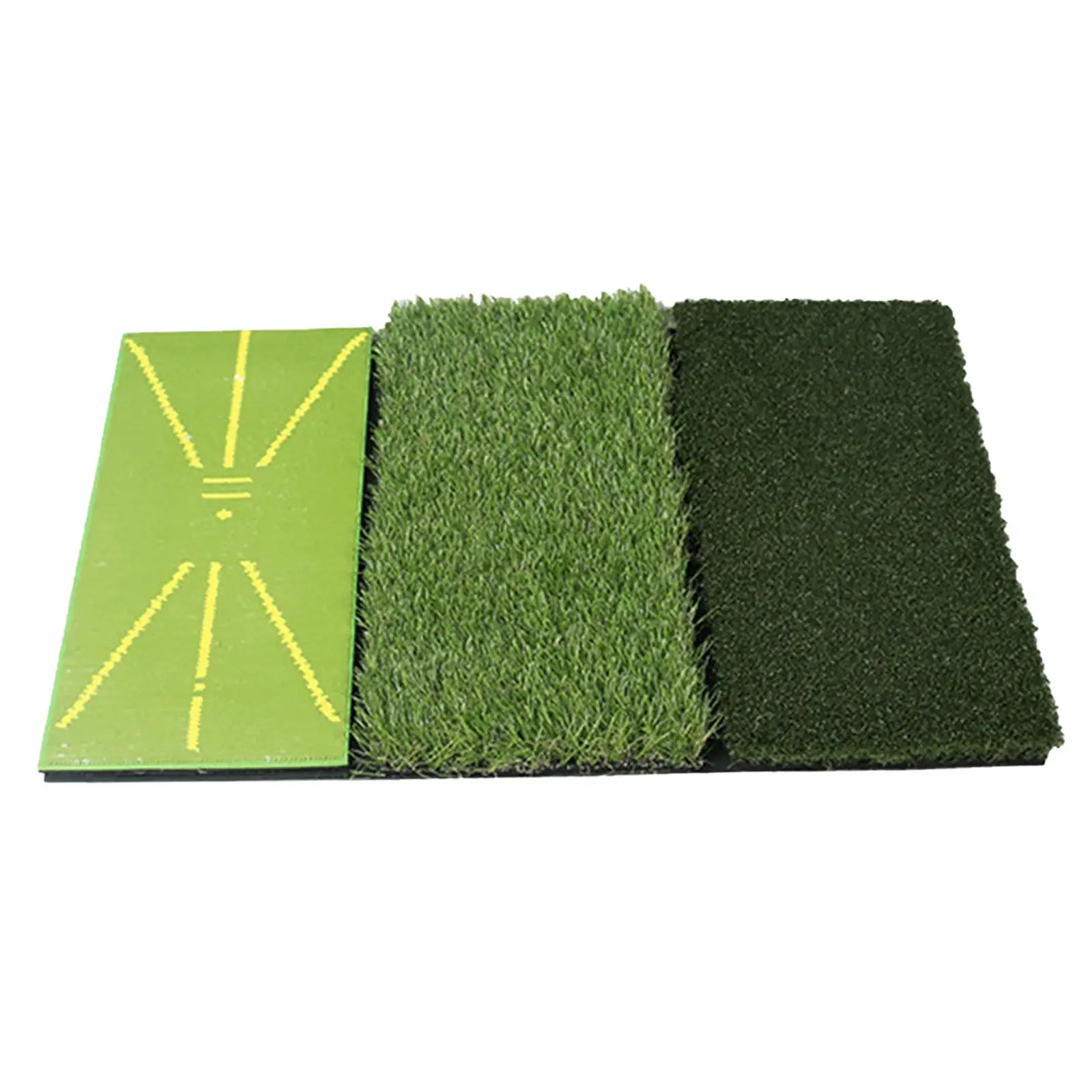 Golf Hitting Mat 3in1 Correct Hitting Posture for Game Backyards Home Office
