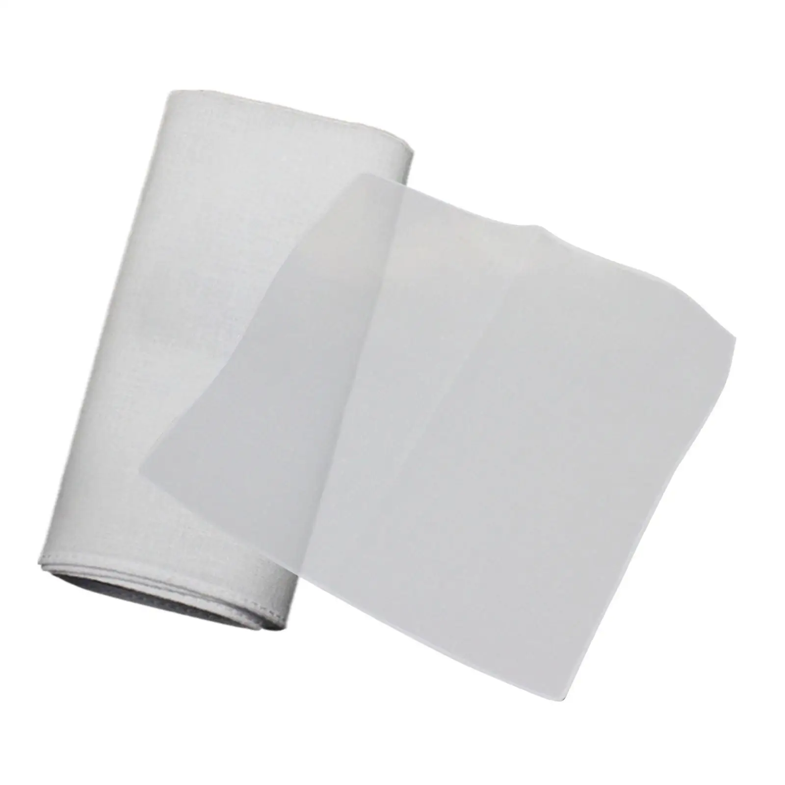 10Pcs Blank White Handkerchiefs for Men Women 42S Cotton 10 inch Soft Classic White Hankies for DIY Handmade Crafts Tie Dye