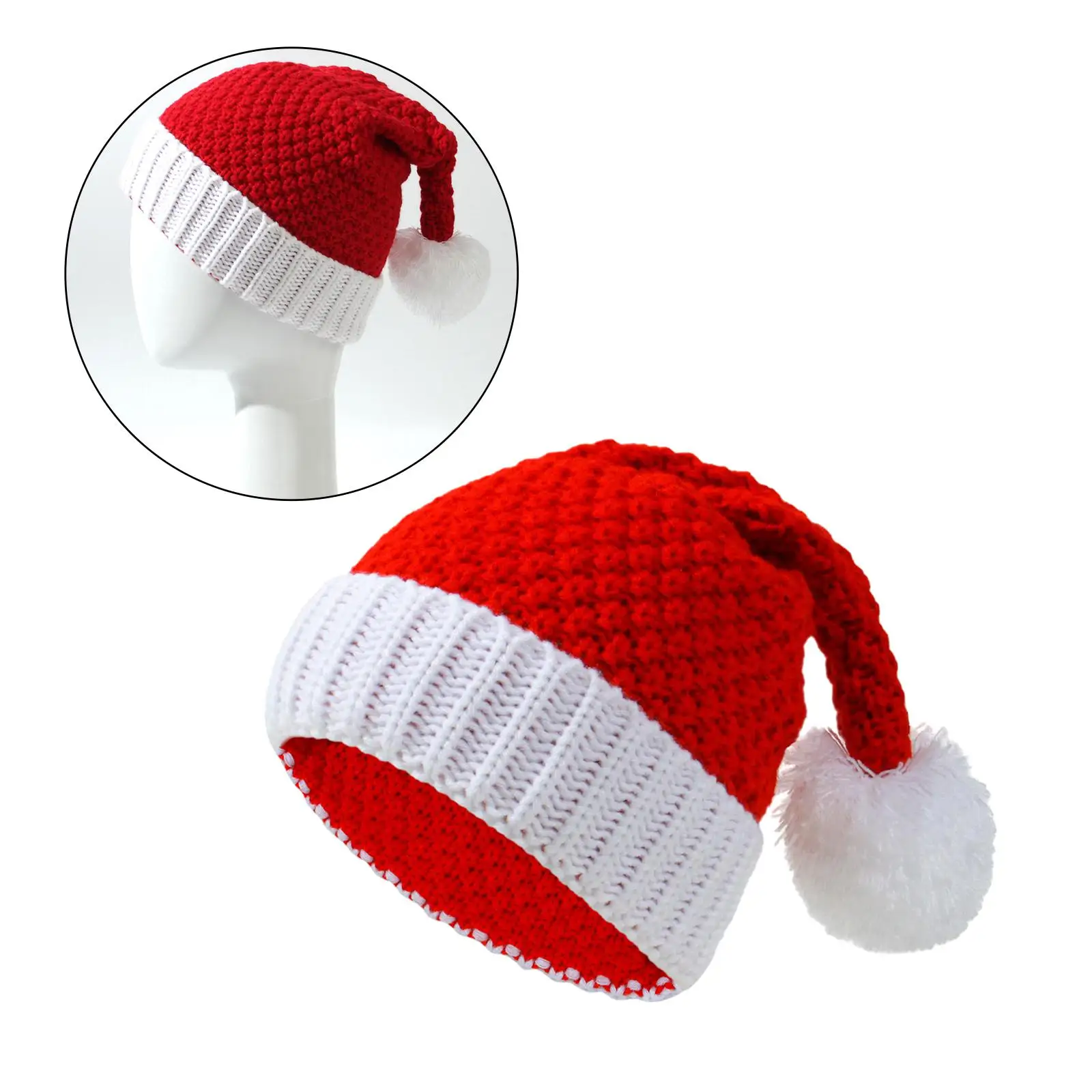 Christmas Hat Prop Headdress Winter Headwear Cap Fancy Dress Xmas Party Hat for Cosplay Festival Nightclub Party Supplies Xmas