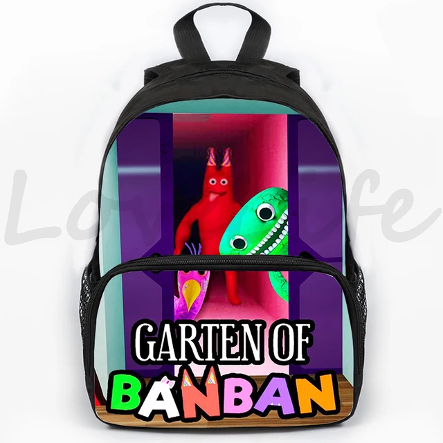Jogos garten de banban mochilas grande capacidade faculdade adolescentes  sacos de escola 3 pcs/sets lona bookbag primária das mulheres dos homens
