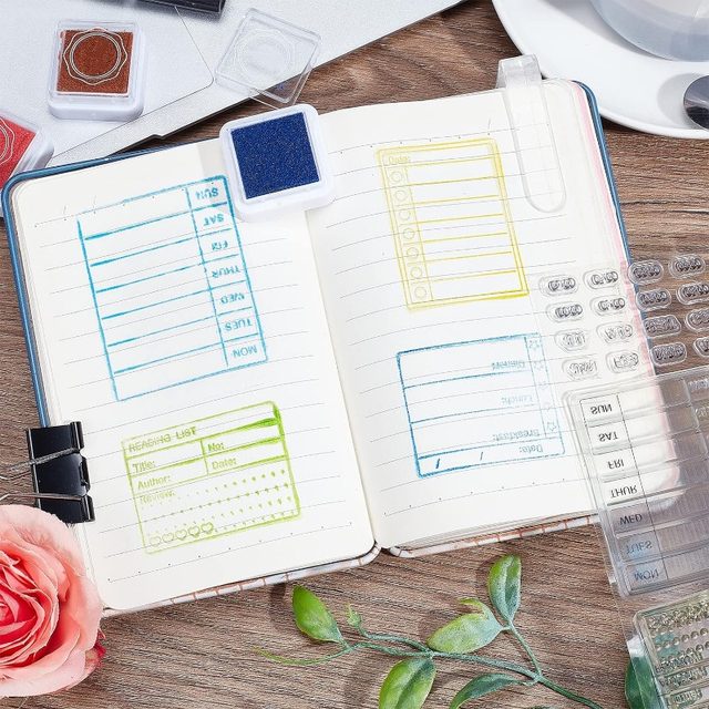 Timbri Per Calendario E Scrapbooking - Set Silicone Trasparente | Per Diari, Biglietti E Album - Foto 8
