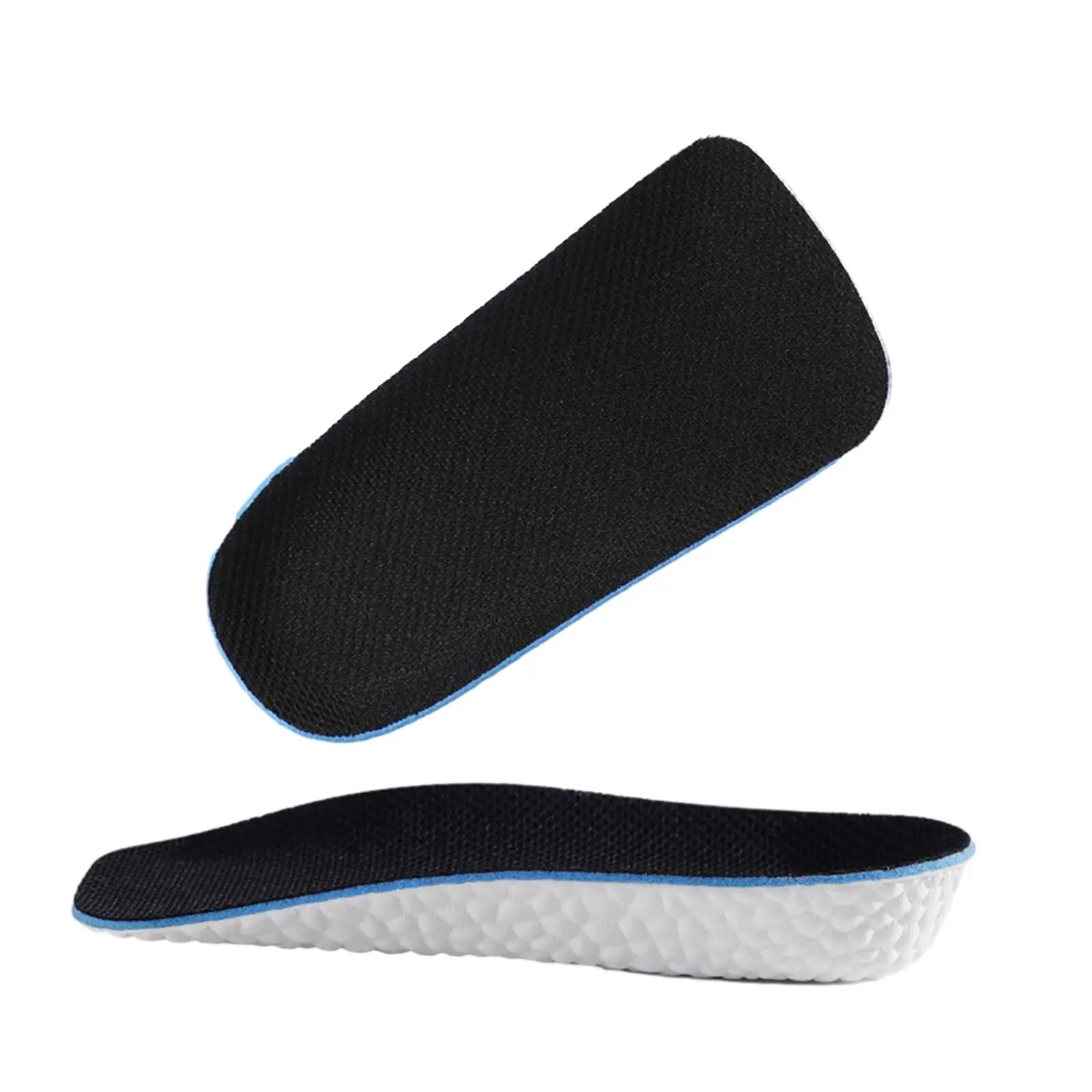 2x Height Increase Insoles Arch Support Insert Cushion Absorb Sweat Invisible Non Slip EVA for Men and Women for Hiking Boots