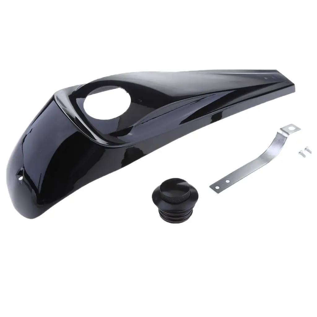 D DOLITY Smooth Dash Fuel Console w/Gas Tank Cap Screw Kit for Harley Street Glide Special FLHXS 2014 