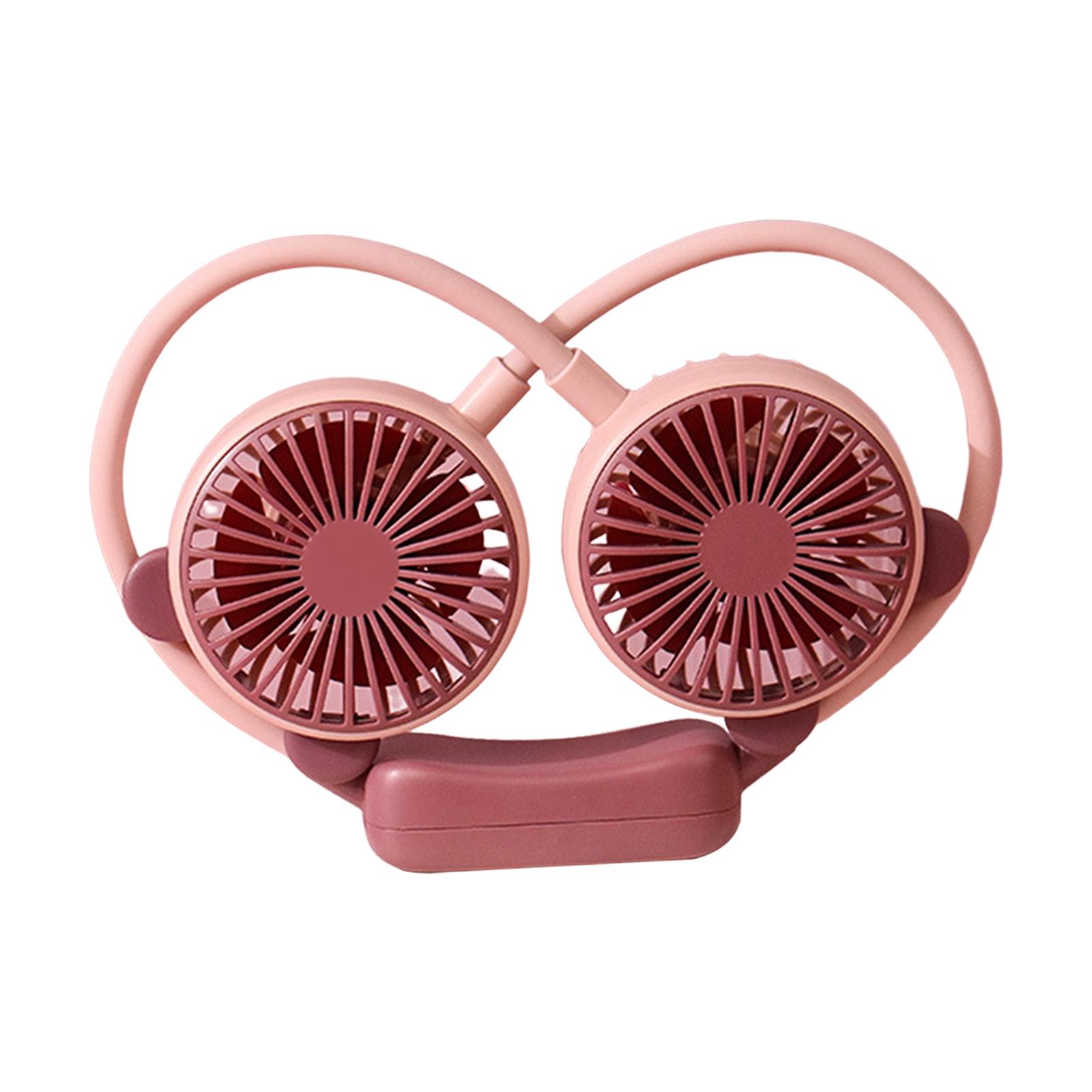 Neck Hanging Fan, 2 Speeds Adjustment Personal Fan, Air Cooling Fan USB Charging for Outdoor Activity Home Office Travel Jogging Neck Hanging Fan, 2 Speeds Adjustment Personal Fan, Air Cooling Fan USB Charging for Outdoor Activity Home Office Travel Jogging