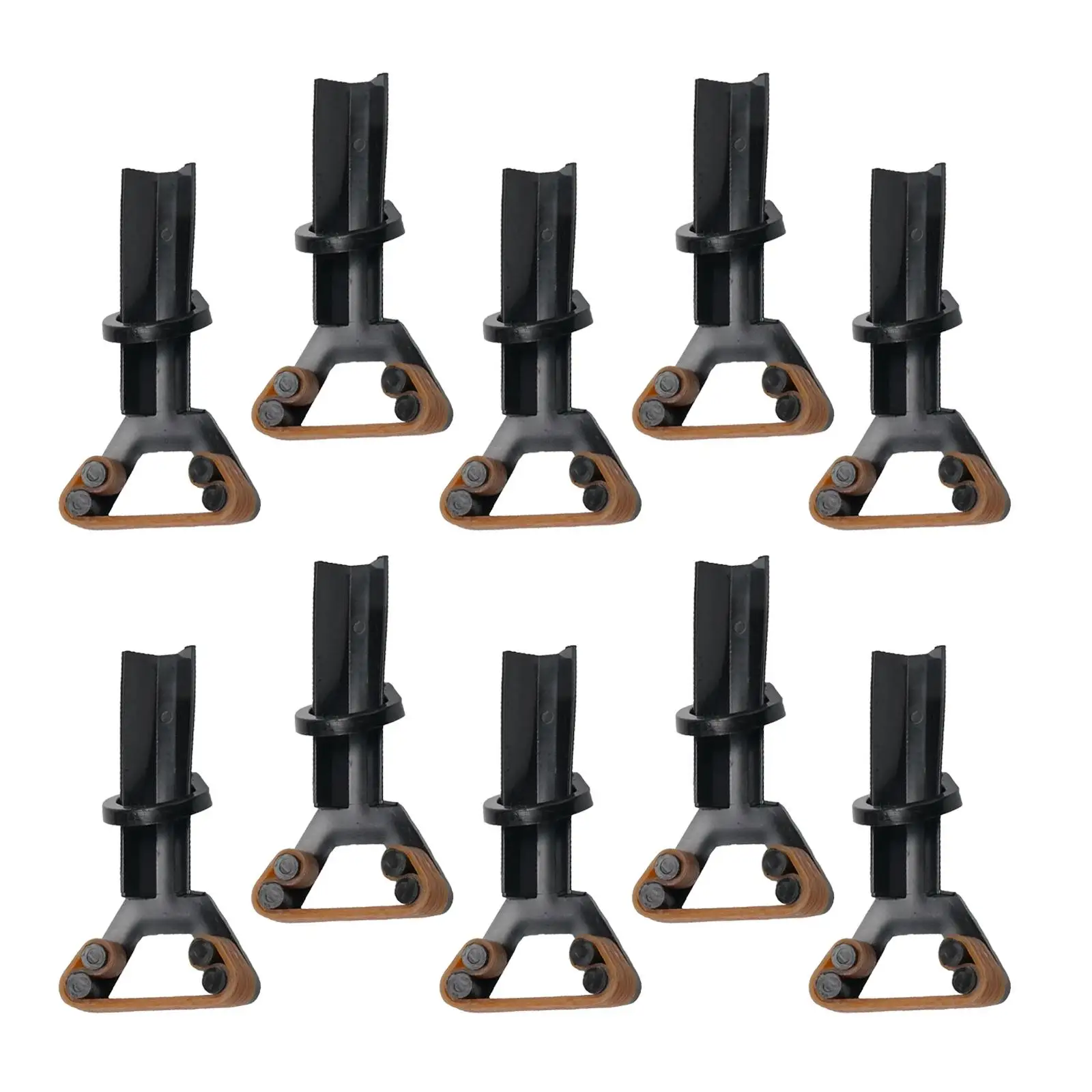 10x Pool Cue Tip Clamp Y Shaped Billiard Cue Tip Clamp for Games Home Indoor