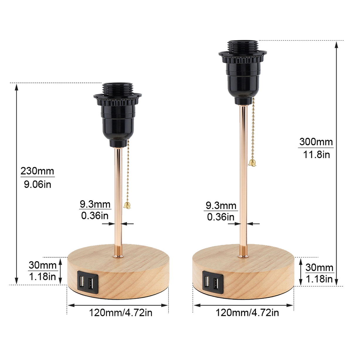 lâmpada de mesa base interruptor fio suporte