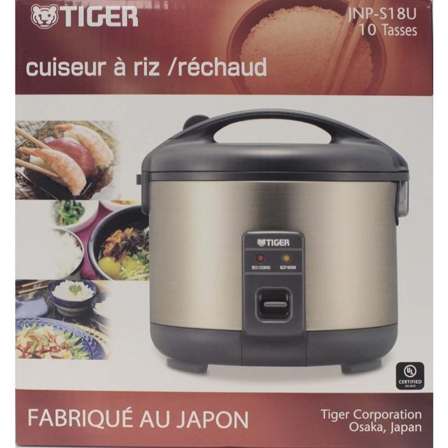 TIGER JNP-S15U 8 Cup Electric Rice Cooker/Warmer