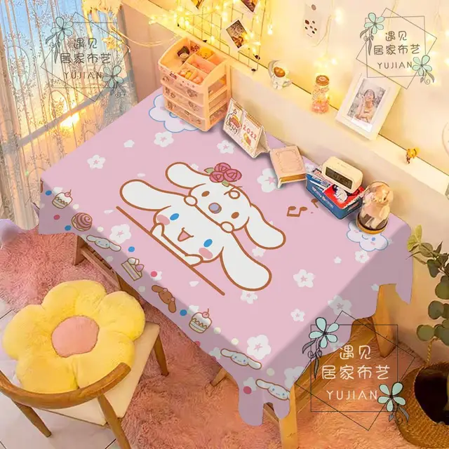 Hello Kitty Table Cloth Tablecloth  Hello Kitty Bedroom Decor Cute - Table  Cloth - Aliexpress