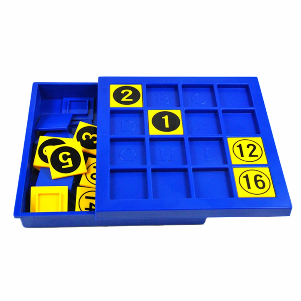 Set of 16 Sudoku Board Number Puzzle Learning Board Games Adults