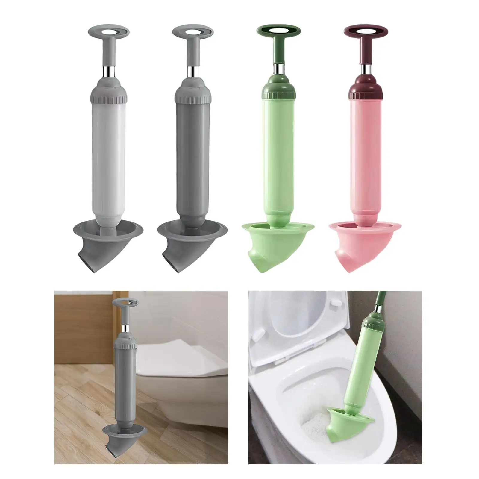 Toilet Plunger Strong Suction Power High Pressure Shower Accessories
