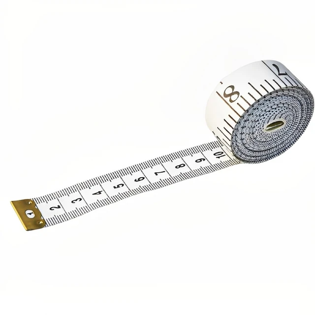 2m Soft Tape Measure Clothing Tailor Measuring Ruler White Waist  Circumference
