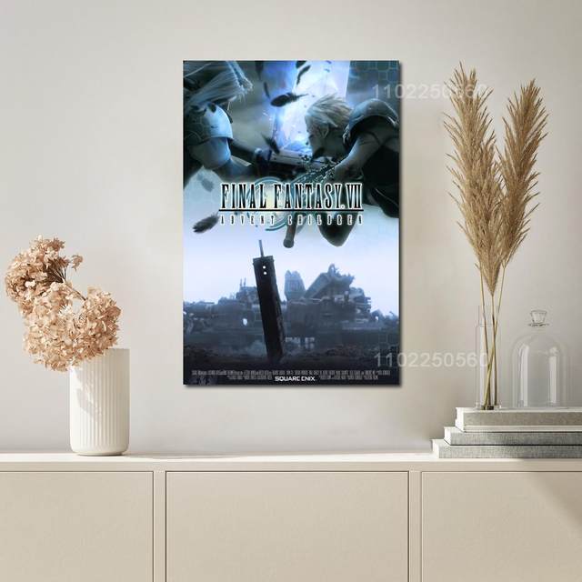 Quadro Placa Final Fantasy Vii Em Relevo Gamer Decor 89cm - TALHARTE -  Quadro Decorativo - Magazine Luiza