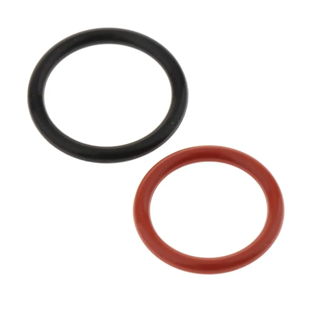 2PCS Power Steering Pump Rubber Inlet & Outlet O-Ring Seals for Honda 