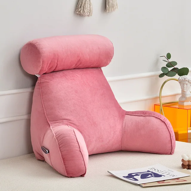 Chair Cushion Dorm Decor Desk Massage Back Lumbar Support Mesh Fluffy Toast  Bread Seat Throw Pillow for Bedroom Living Room - AliExpress
