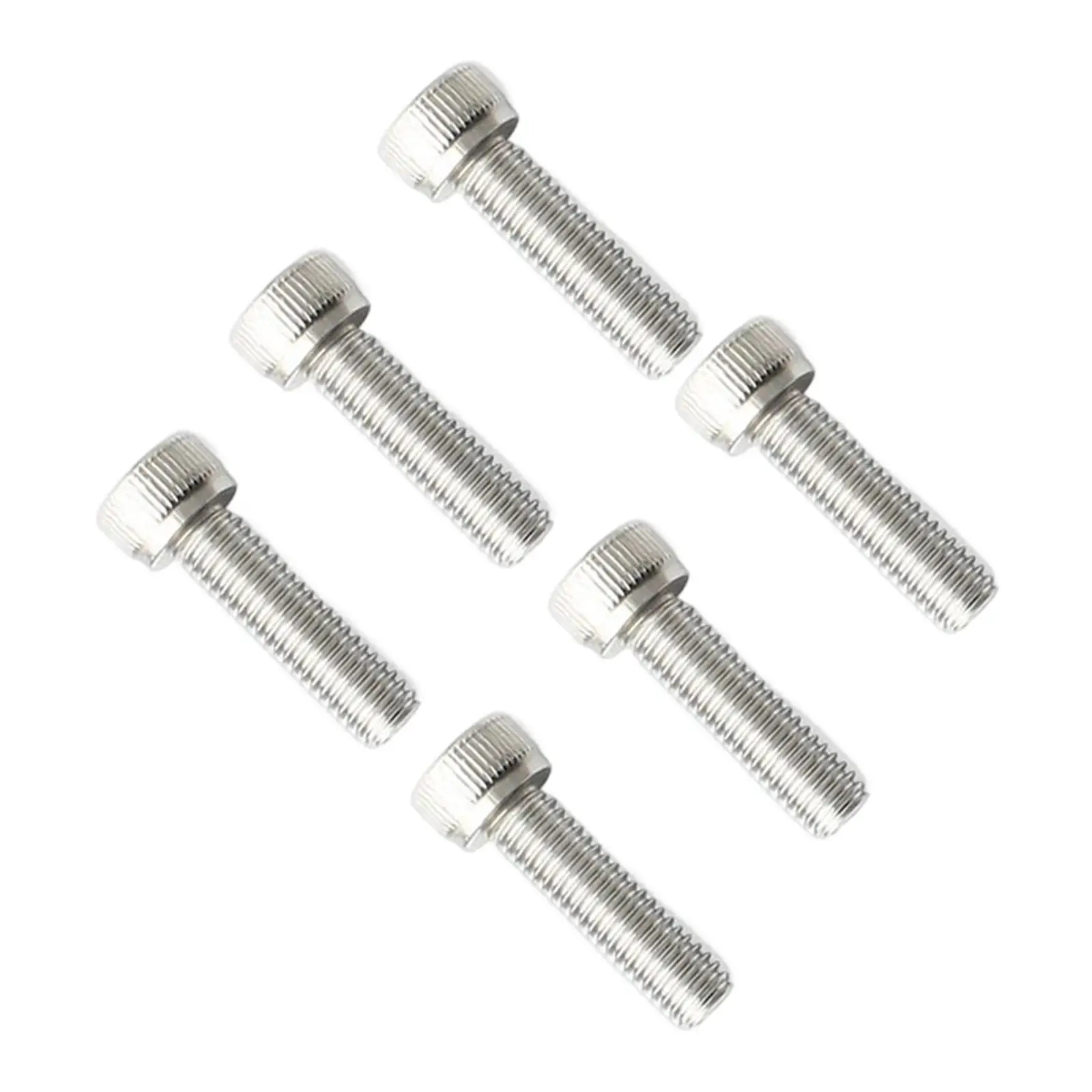 6x High Strength Bicycle Stem Screws M5x18mm Bolts Water Bottle Cage Repairing Hardware