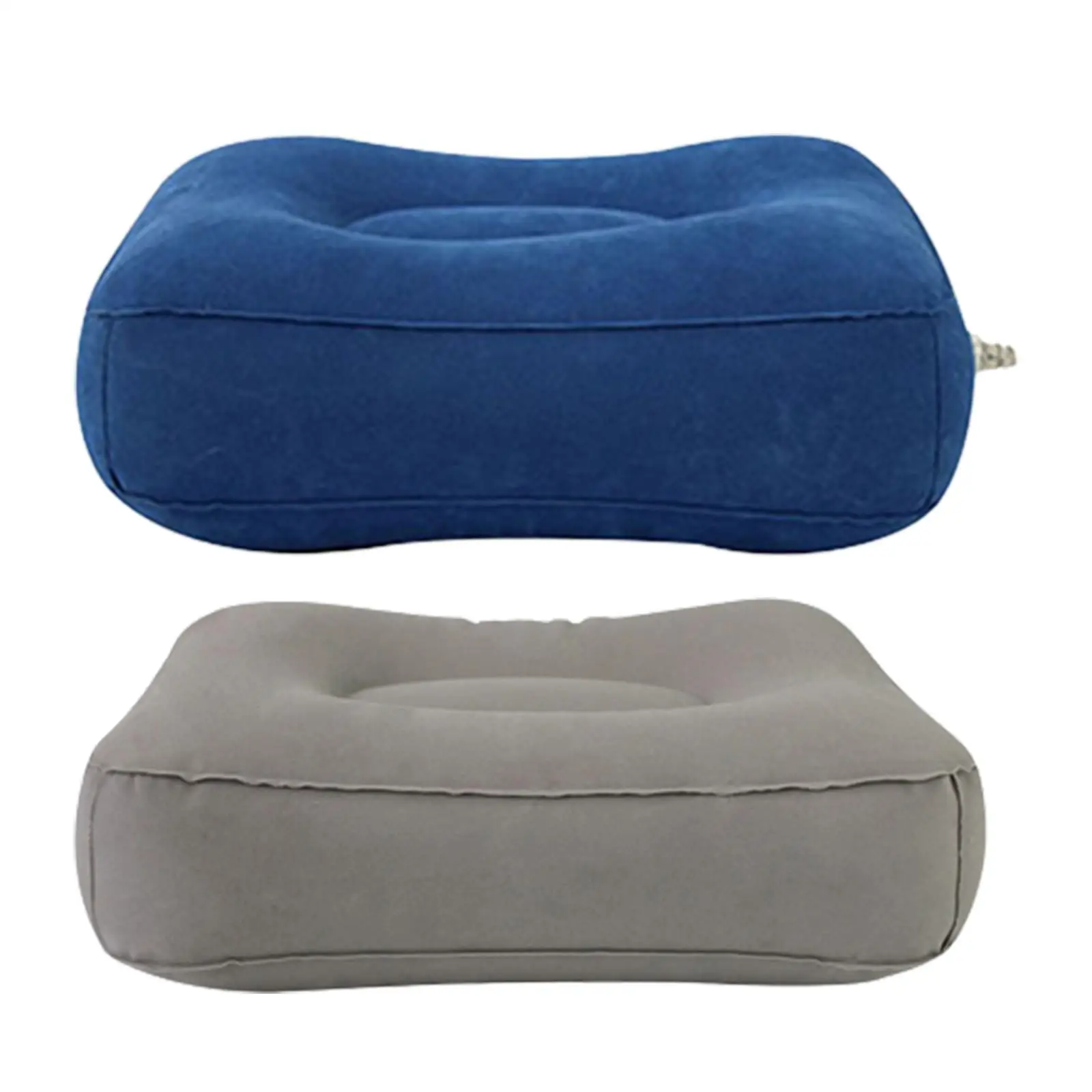Inflatable Stool Ottoman Foot Rest Cushion Inflatable Foot Rest Mat Foot Rest Pillow for Train Home Plane Camping Mat 42x32x20cm