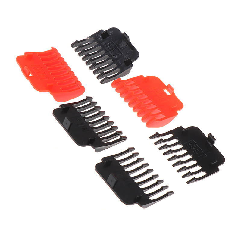 Description Picture 6 of item1 Set T9 Hair Clipper Guards Guide Combs Trimmer Cutting Guides Styling Tools Attachment Compatible 1.5/ 2/ 3/ 4/ 6/ 9mm