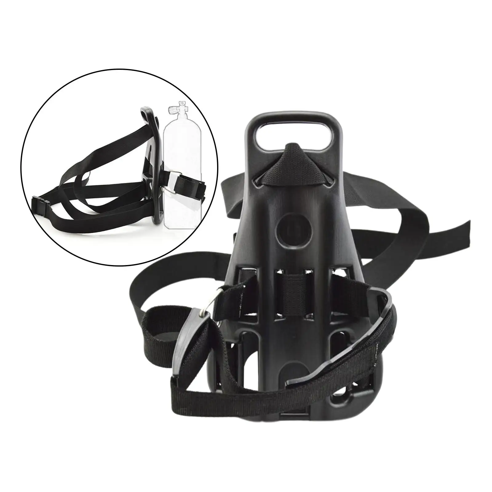 Adjustable Anti-Slip Scuba Diving Tank Backpack Bracket Support Holder