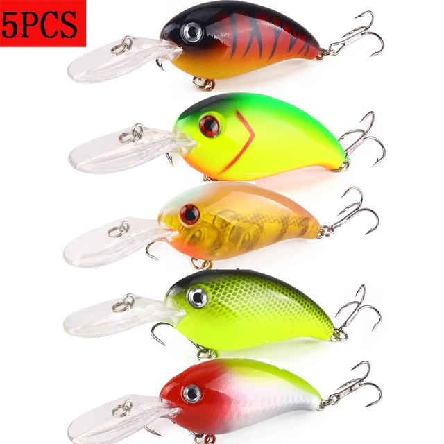 Aorace 10pcs/lot 8.5cm 11g Artificial Fishing Lures Kit 3D Eyes Hard Popper Lures for Saltwater Freshwater