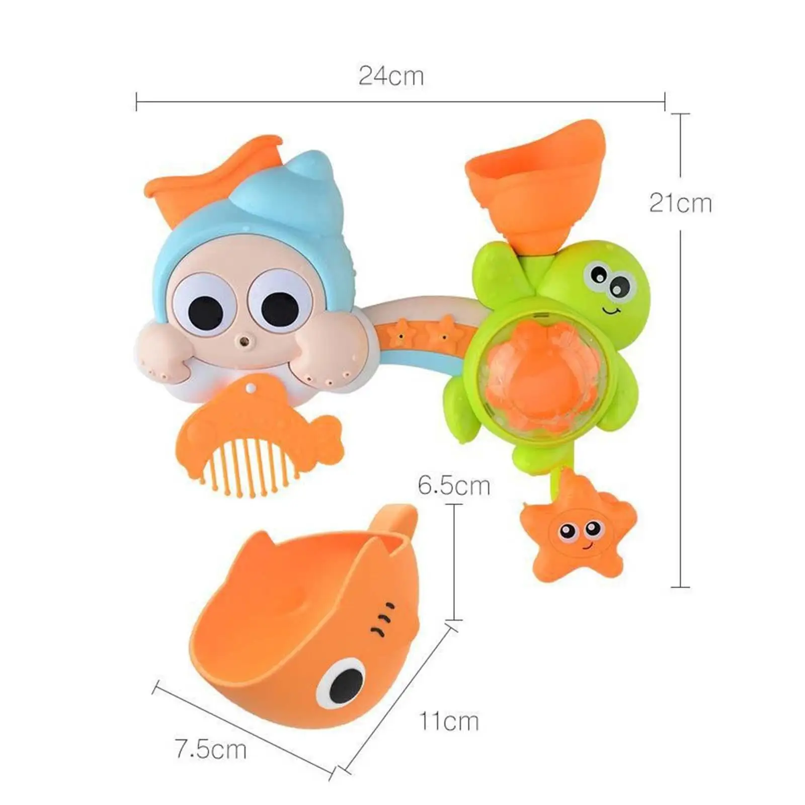 Bath Toys Outdoor Activities Toy Interactive Toys with Comb for Preschool