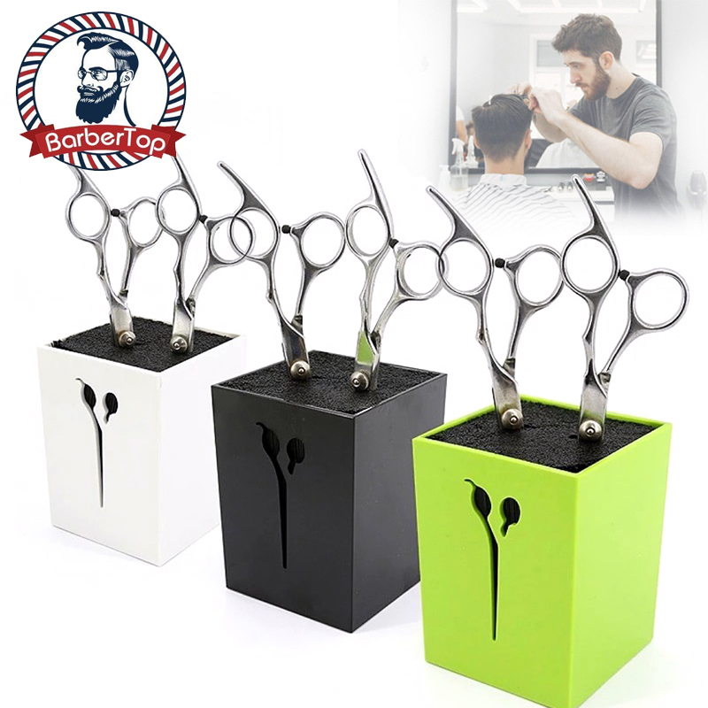 Best of Hairdressing Scissors Stand Hair Clips Comb Storage Box Holder Hairdresser Clamps Organizer Case Reviews & Tips