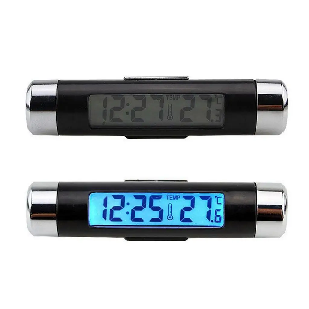 Multi-functional Car Auto LCD Digital Clock  Temperature Meter Monitor