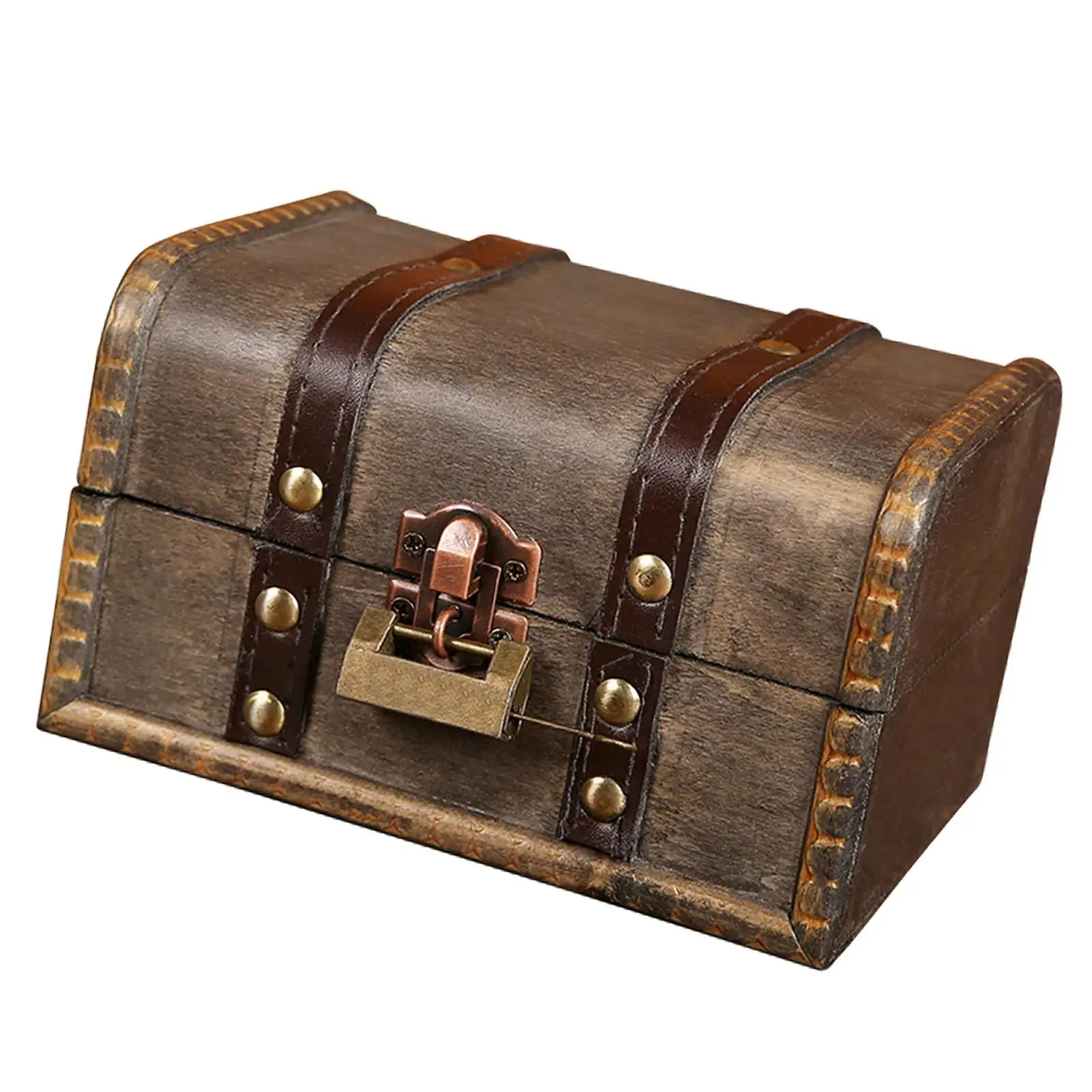 Jewelry Box Storage Case Portable Decorative Retro Organizer Jewelry Case