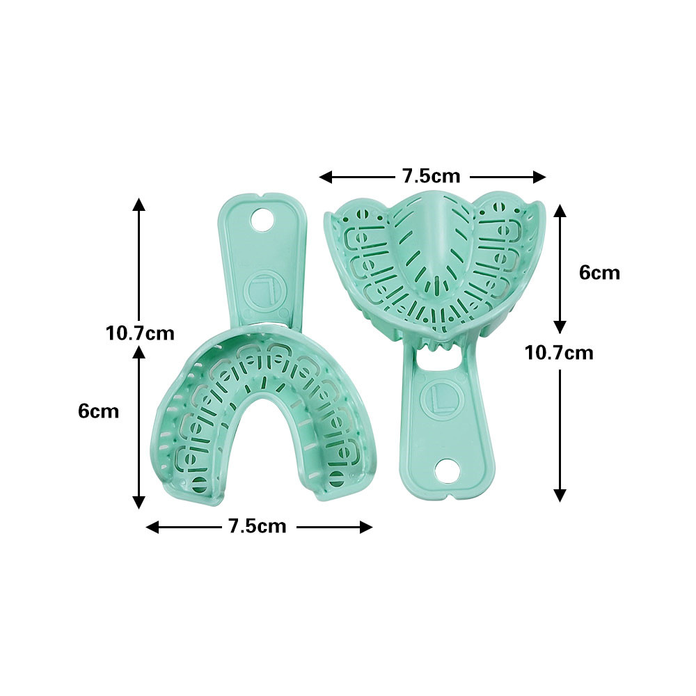 Best of 6pcs / set Dental Implant Tray Impression Trays Plastic Teeth Holders Plaster Mold Tray Dentist Dentistry Laboratory Materials New Reviews & Tips - Image 4