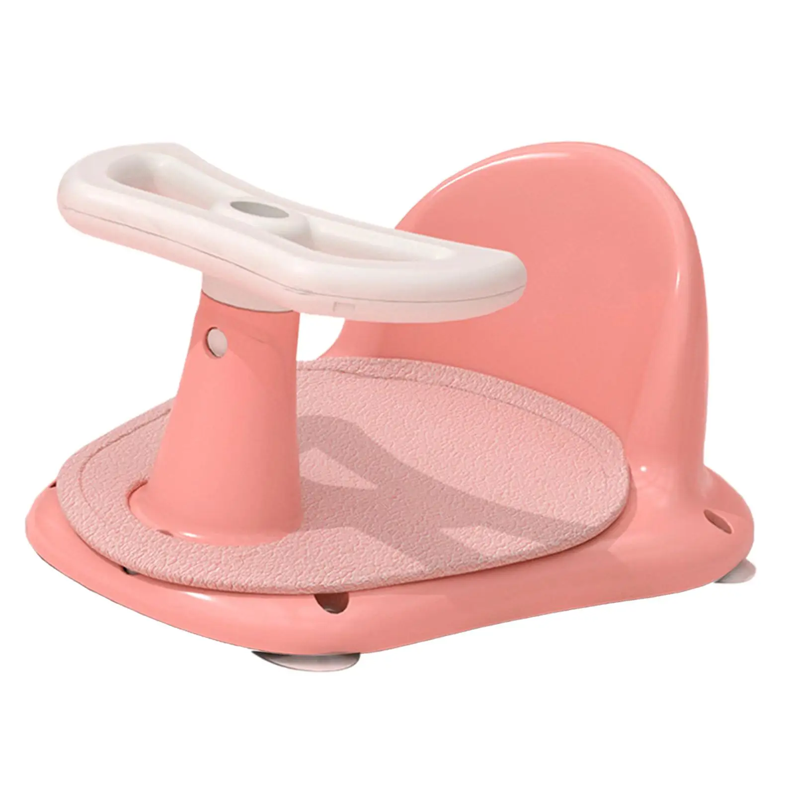 Shower Bath Seat, Bathtub Seat with Non-slip Mat, Bath Chair Bathroom Tub Chair, Suction Cup for Newborn