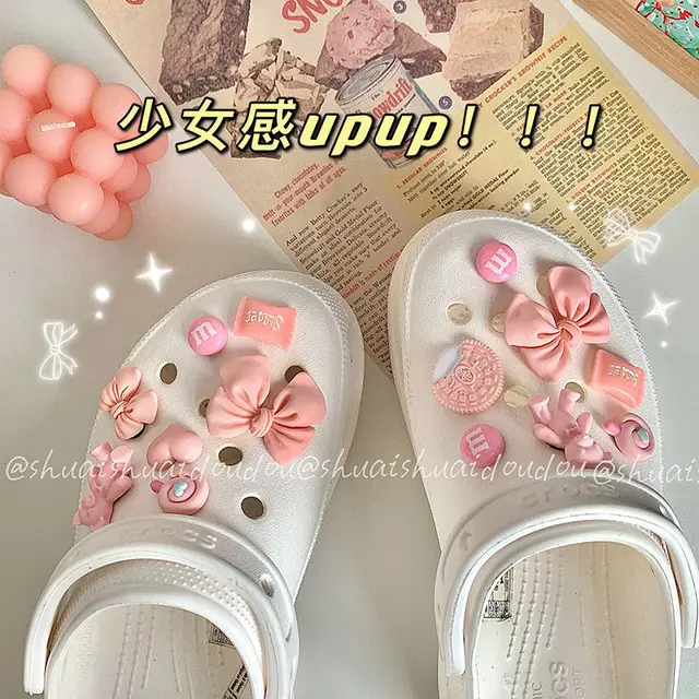 Cute Adornment for Clogs Sandals New Croc Jeans Color Mini Slippers Series  Charms for Crocs DIY Accessories Lovely Decoration - AliExpress