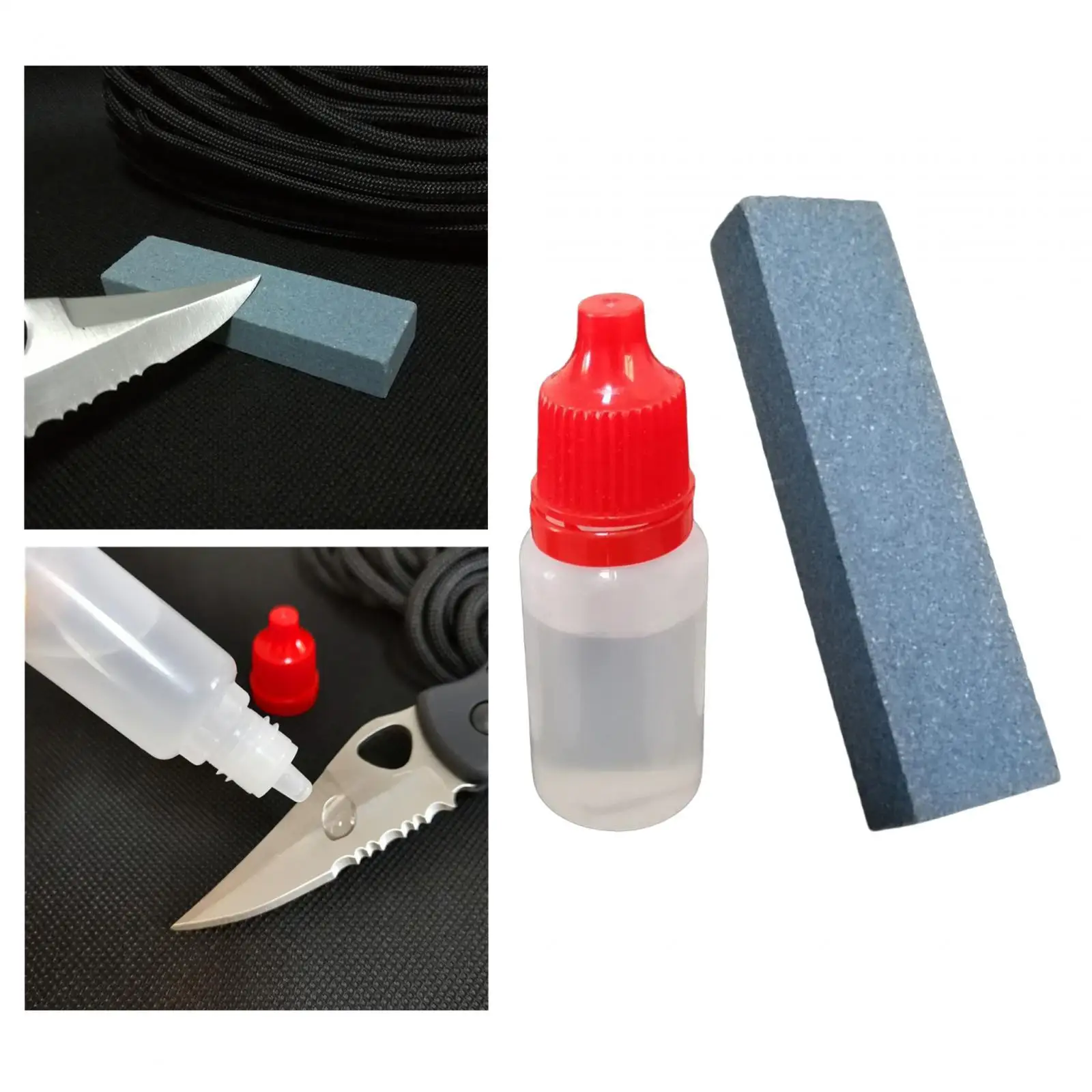 Whetstone Set for Easy Honing Oil Stones Blade Lubricating Oil for Carbon Steel Rust Erasers Antirust Oil Knife Blade Honing Oil