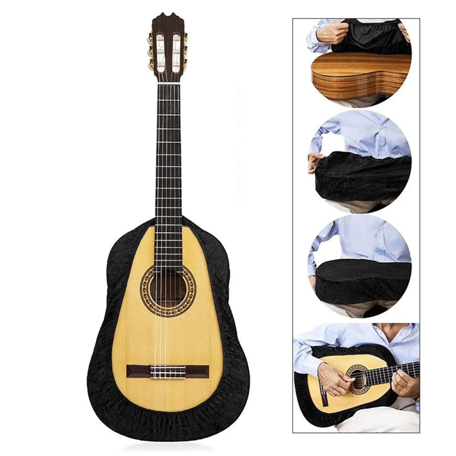 Guitar Cover, Guitar Protector, Guitar Gig Bag, Protective Sleeve for Acoustic,