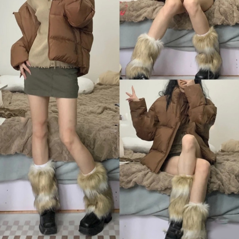 Faux fur deals boot cuffs