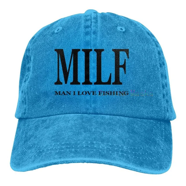MILF Dad Hat, Man I Love Fishing Dad Hat, Vintage Baseball Cap