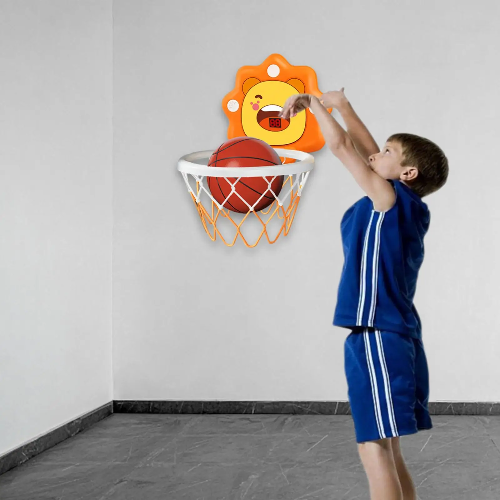 Basketball Playing Set, Shooting Toy W/ Basketball  Basketball Hoop Set , for Home