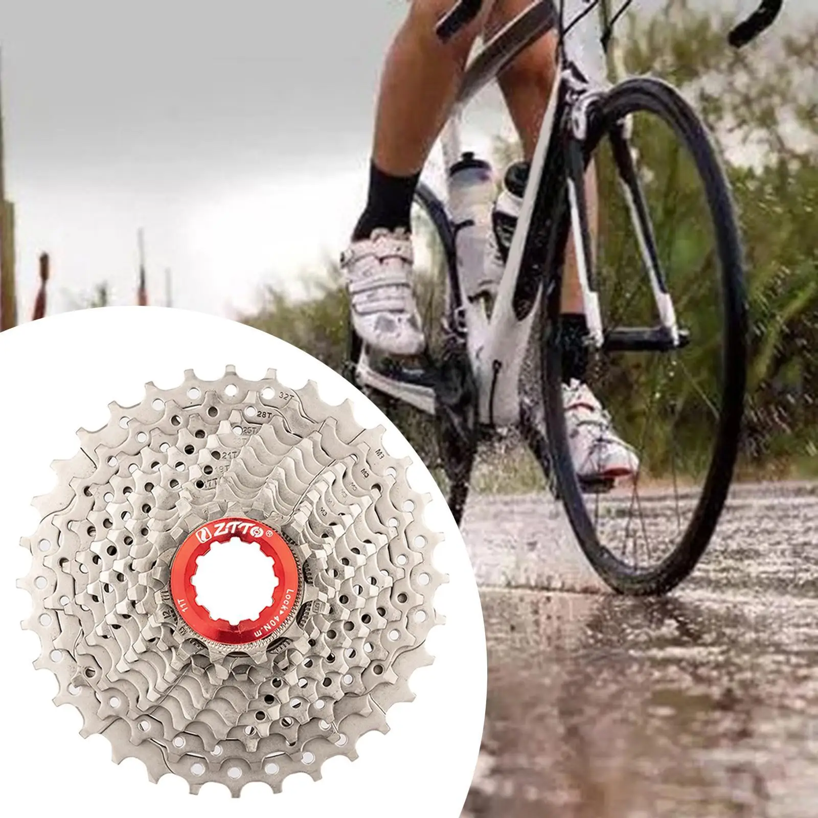  Freewheel Set Steel  Cassette  Replacement Accessory for Mountain Bikes Road Bike