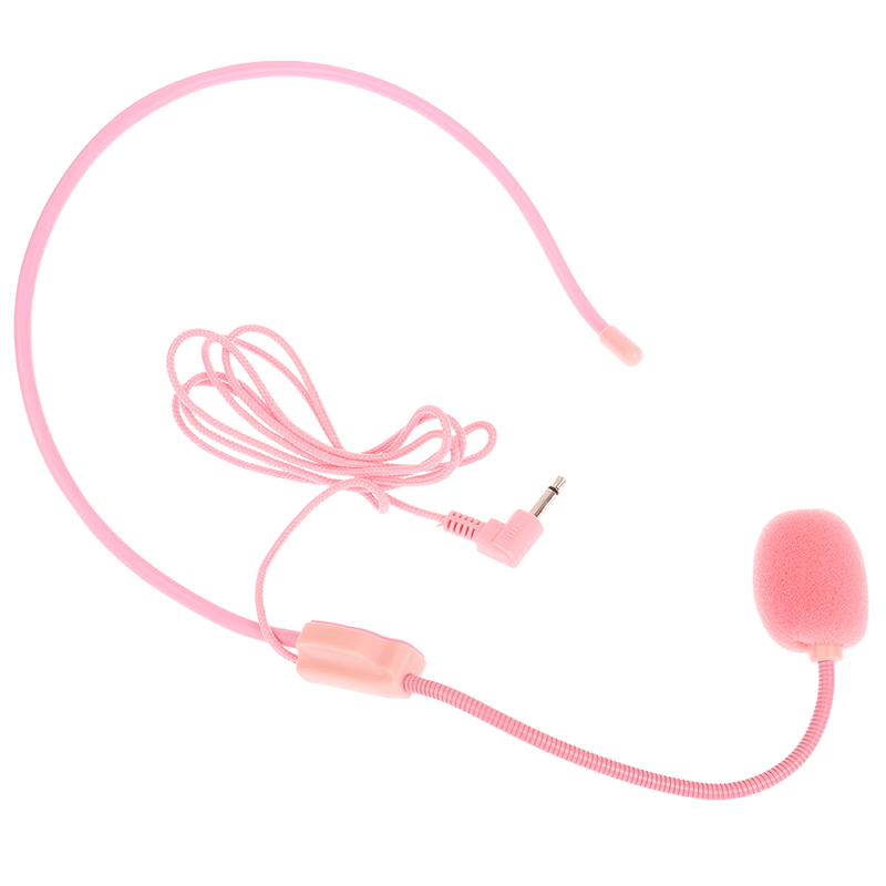 Title 5, Professional 3.5MM Pink Wired Microphone Headse...