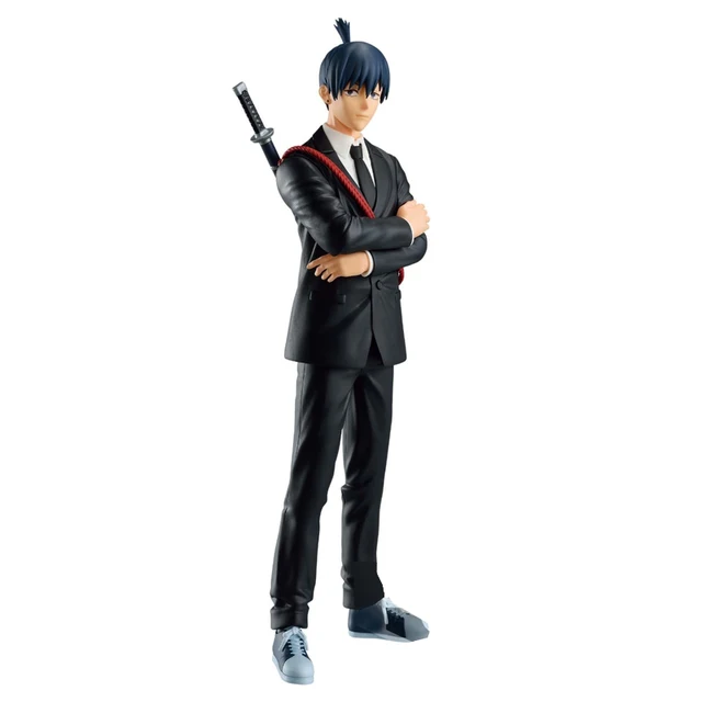 Original SEGA PM Emperrar Figura Chainsaw Homem Aki Hayakawa Anime Figura  Ação Modelo Colecionáveis Brinquedos Presente
