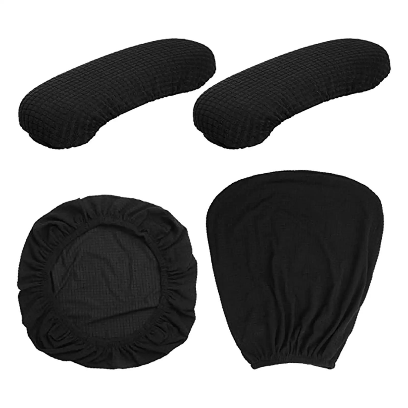 Stretchable Gaming Chair Covers with Arm Rest Covers,Removable Office Chair Slipcover for Computer Chair,Office Rotating Chair