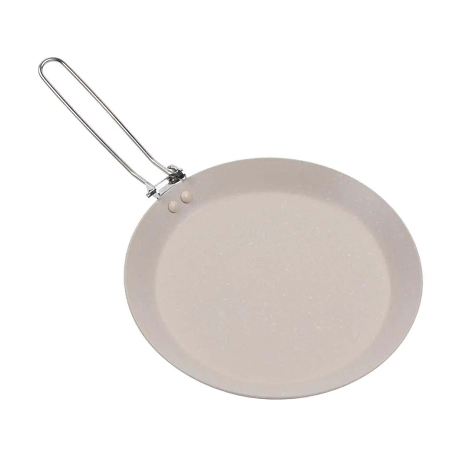 Nonstick Camping Frying Pan Skillets Omelet Wok Pan Fryer Round 21cm Frypan Fry Pan for Barbecue Cooking Egg Steak BBQ