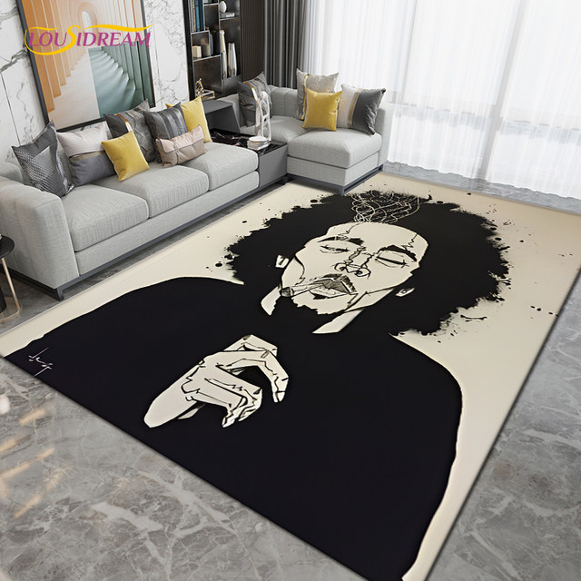 Alfombra de banda musical para sala de estar, felpudo grande, rectangular,  suave, Rock and Roll AC-DC - AliExpress