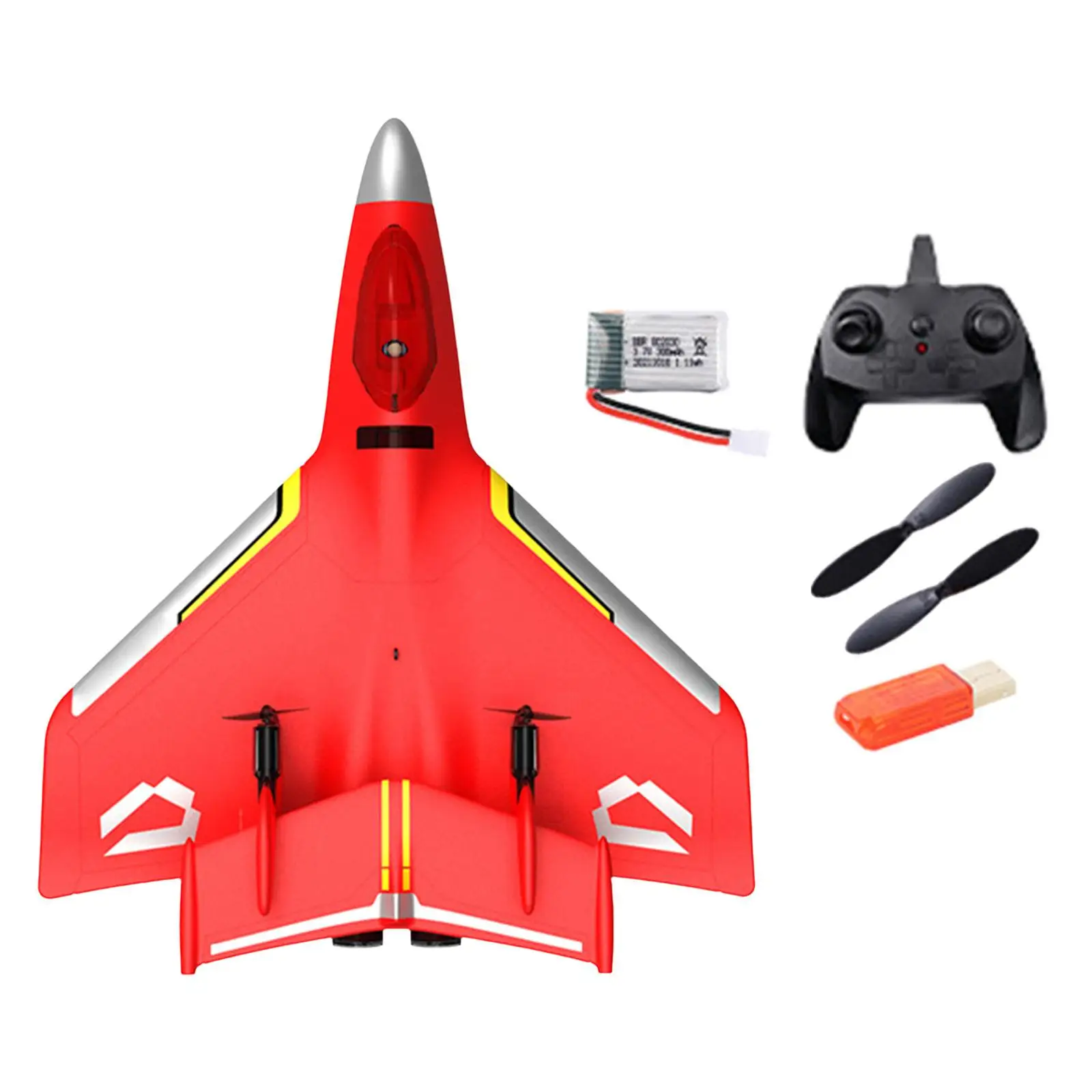 RC Plane Portable Outdoor Flighting Toys Easy to Control 2.4GHz Stable RC Aircraft Jet Hobby RC Glider for Beginner Boys Girls