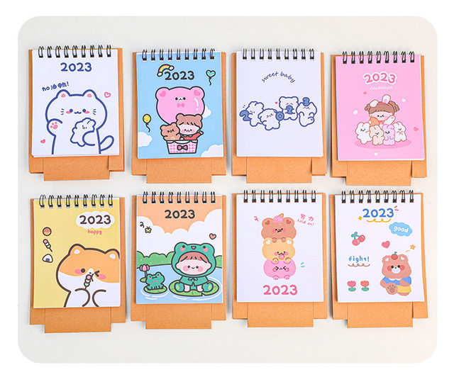 1pc Calendário De Mesa 2024, Coelho Mágico Da Faculdade Rosa Verde-menta  Com Mini Calendário De Estudante De Anime Cartoon Com Adesivo, Notepad De  Conto De Fadas Foil Stamping Planner Fofo - Temu