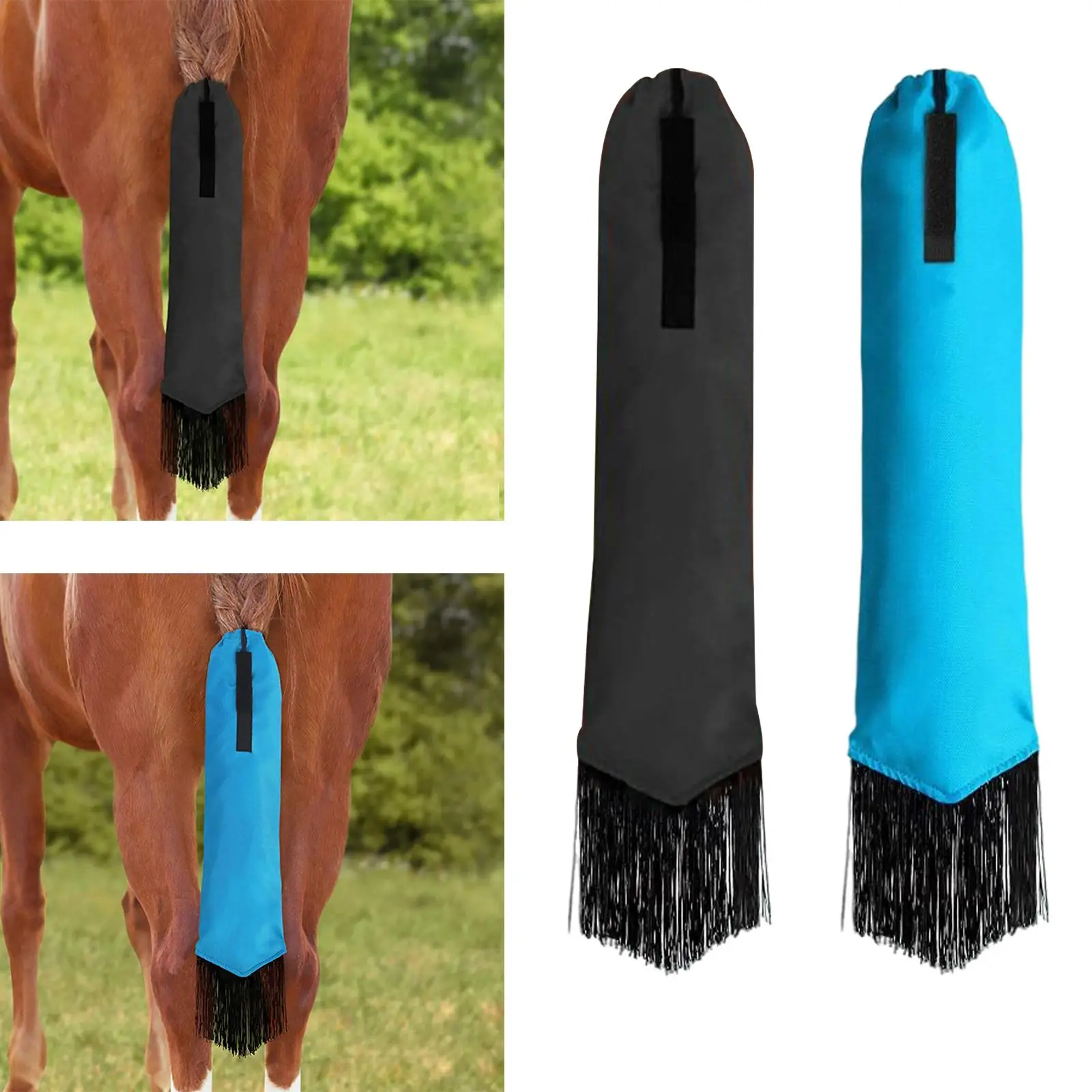 Horse Tail Bag Tail Wrap Protection Tail Decor Horse Racing Care
